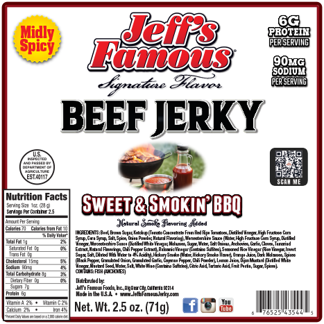 BBQ Beef jerky
