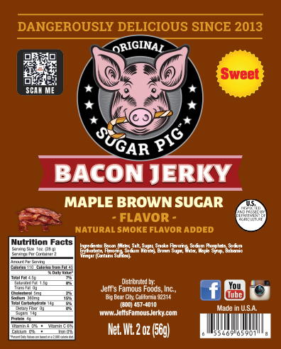 Maple Bacon Jerky