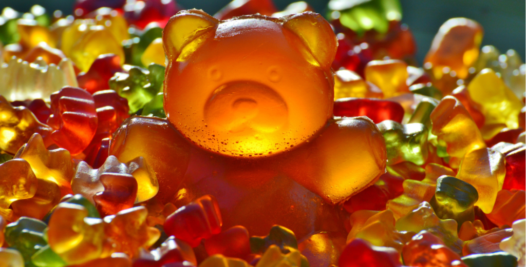 best snack for gamers -gummy bears