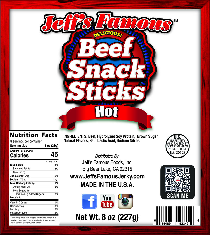 Hot Beef Sticks