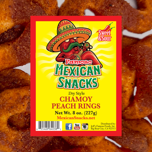 Chamoy Peach Rings -Dry Style