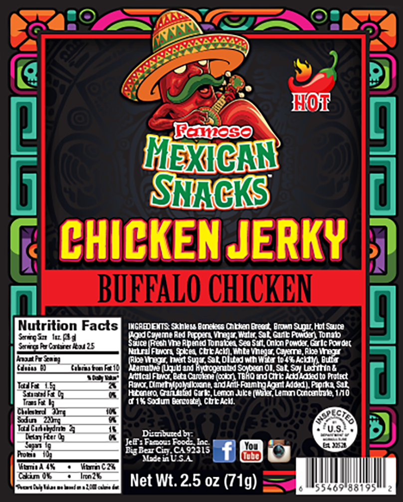 Buffalo Chicken Jerky