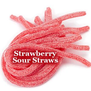 Strawberry Sour Straws