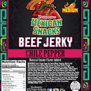 Chili Pepper beef jerky